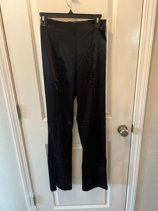 The Post Satin Pants Women’s Size Small Black