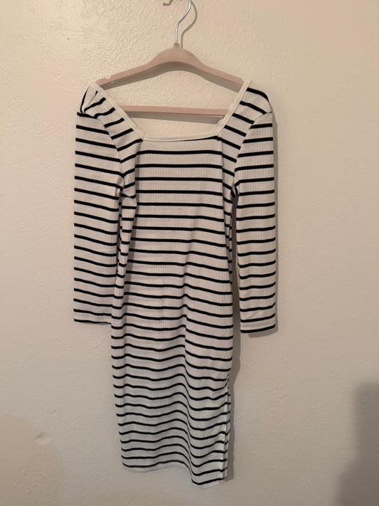 Stripe Knit Dress Toddler Size 4T