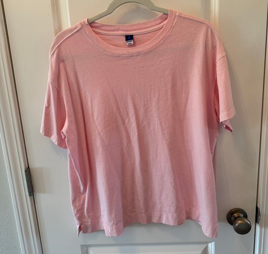 Old Navy Vintage TShirt Women’s Size Large Solid Pink