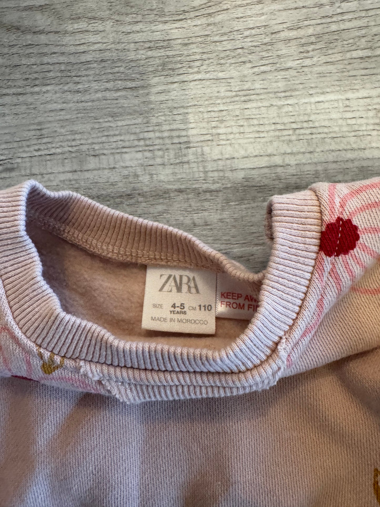 Zara Pink Set Size 4/5 Years