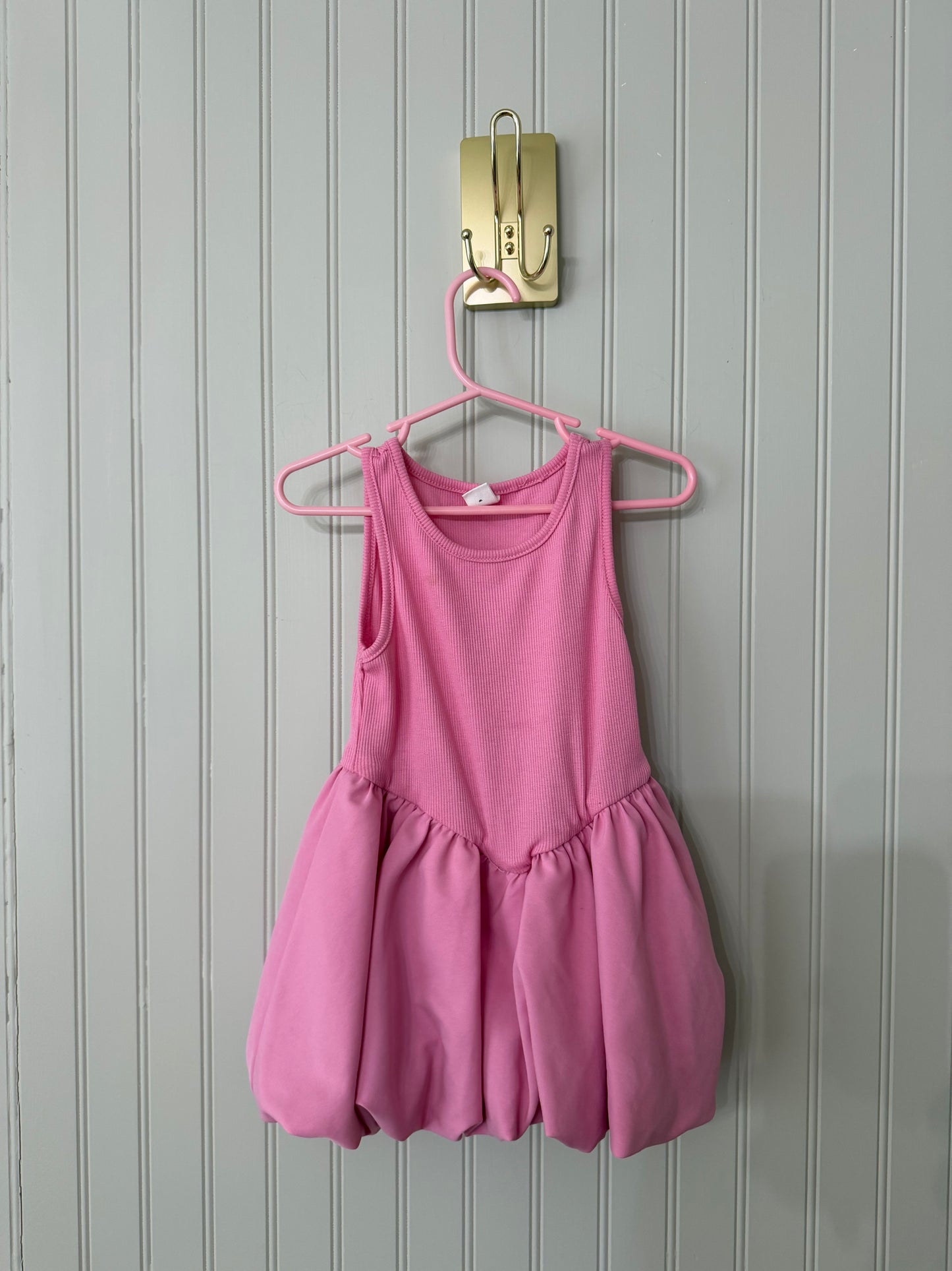 Pink Bubble Dress Size 4Y (runs smaller)