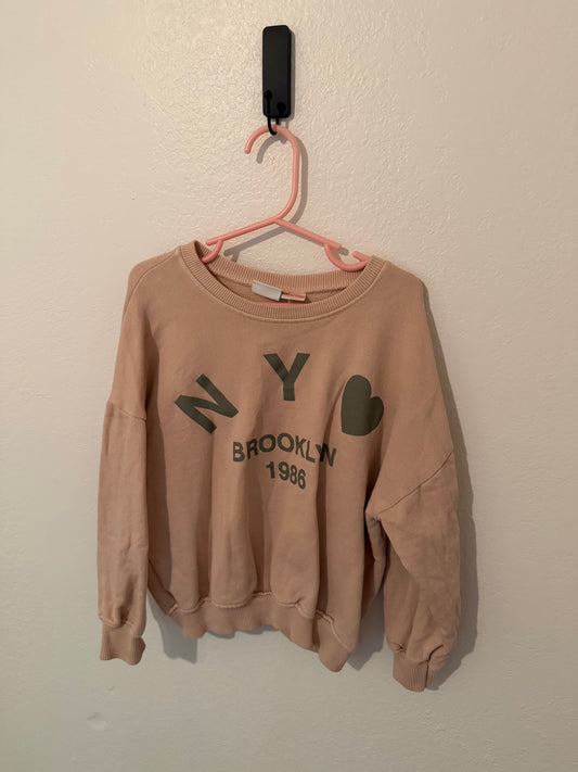 Zara NYC sweatshirt Size 5