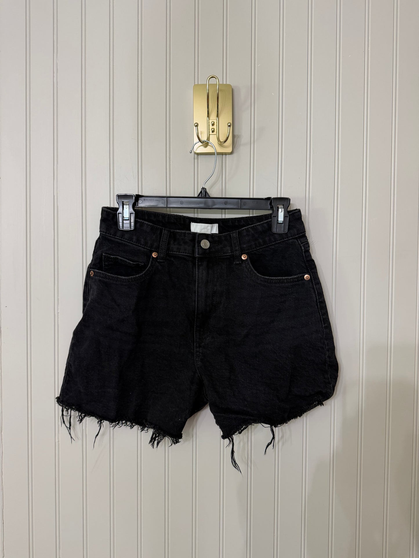 H&M Denim Shorts Women’s Size 6 Black