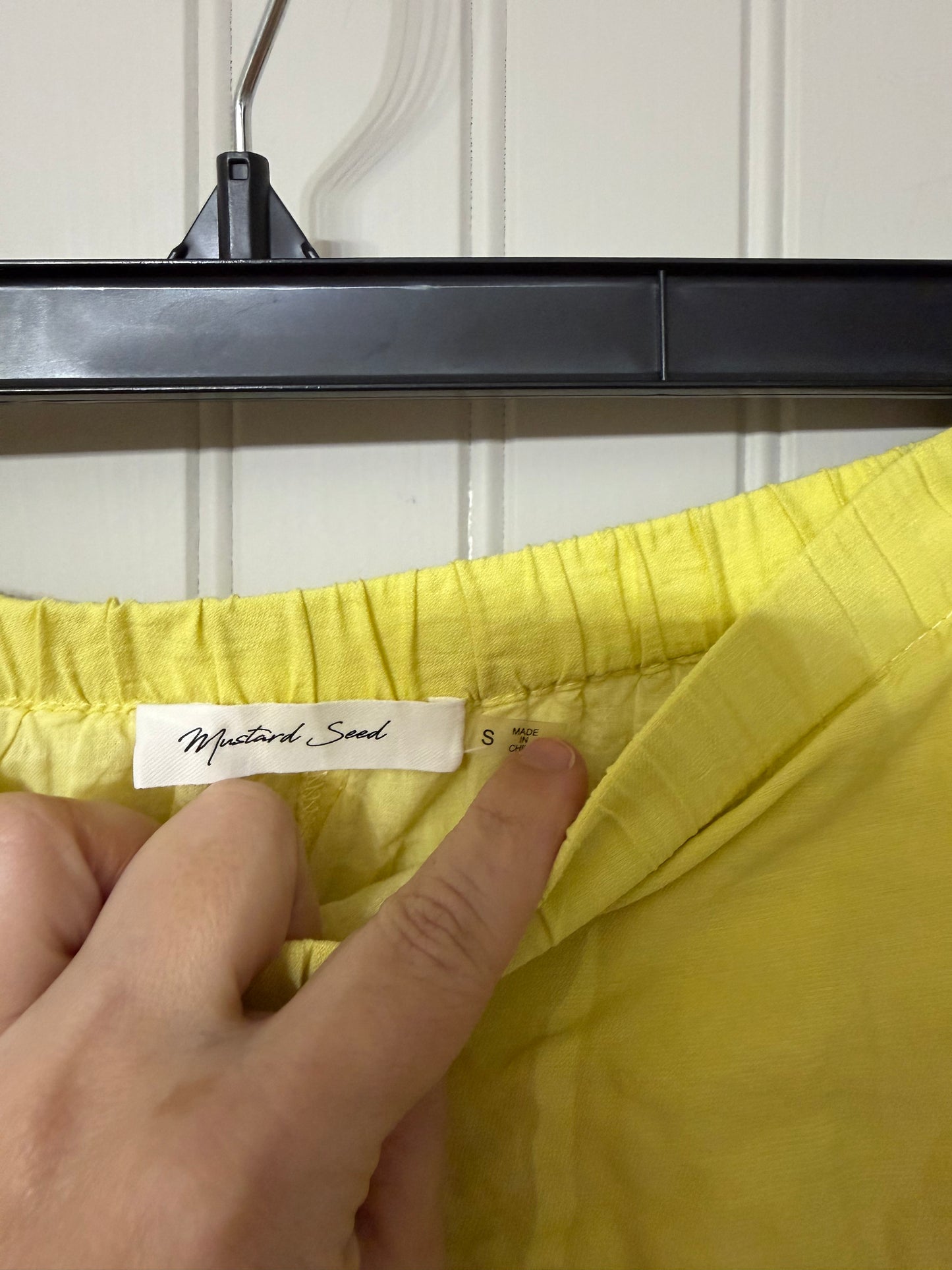 Mustard Seed Matching Set Women’s Small Yellow