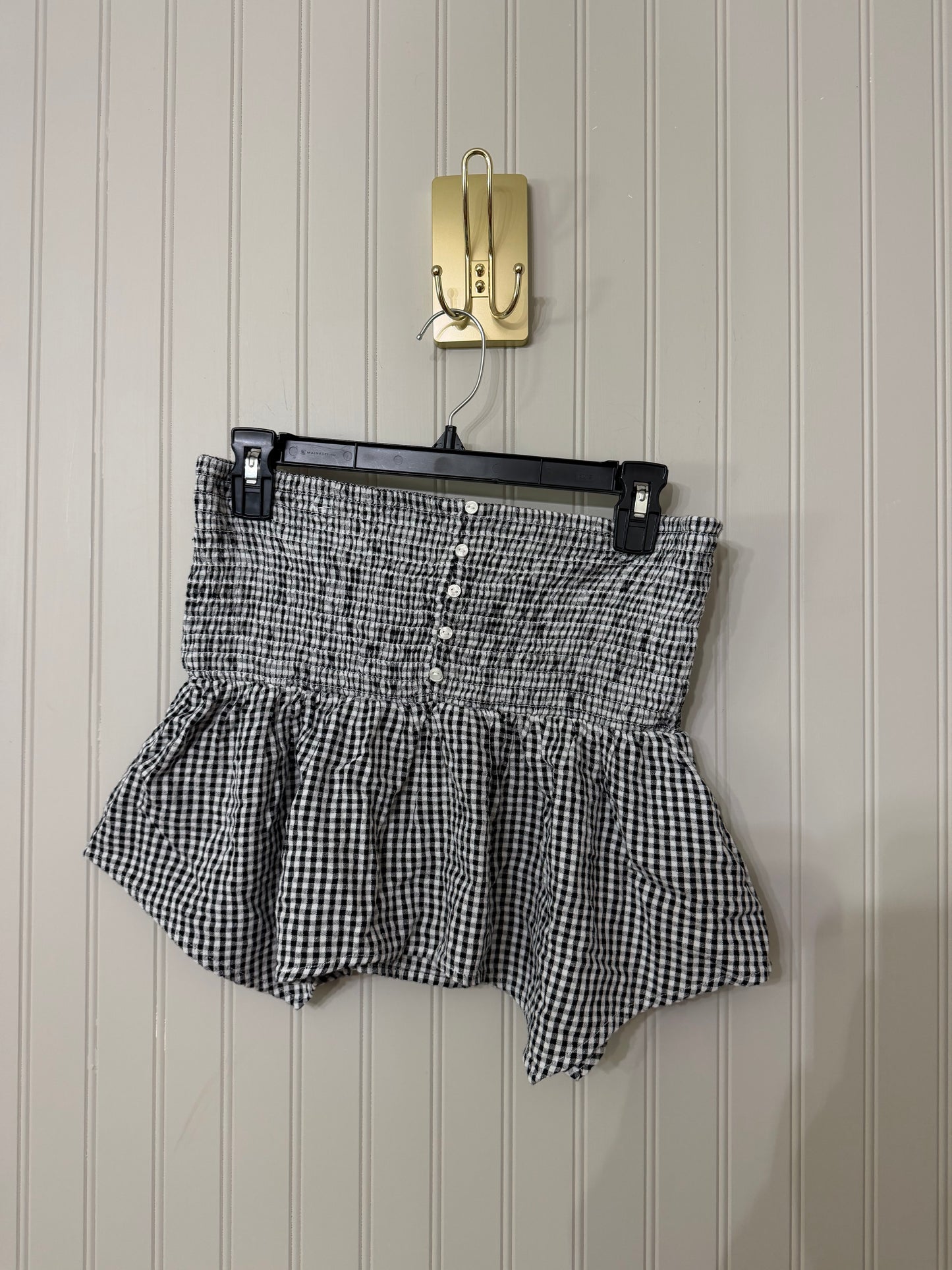 American Eagle Gingham Tube Top Women’s Medium NWT