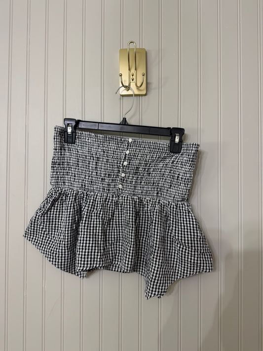 American Eagle Gingham Tube Top Women’s Medium NWT