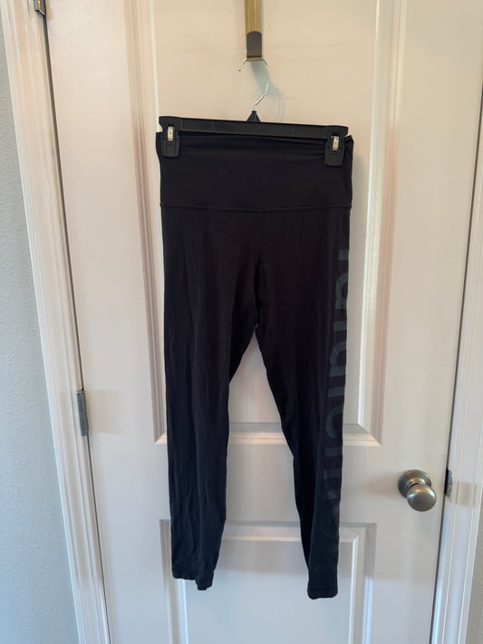 Lululemon Align Leggings Side Logo Women’s Size 6 Black