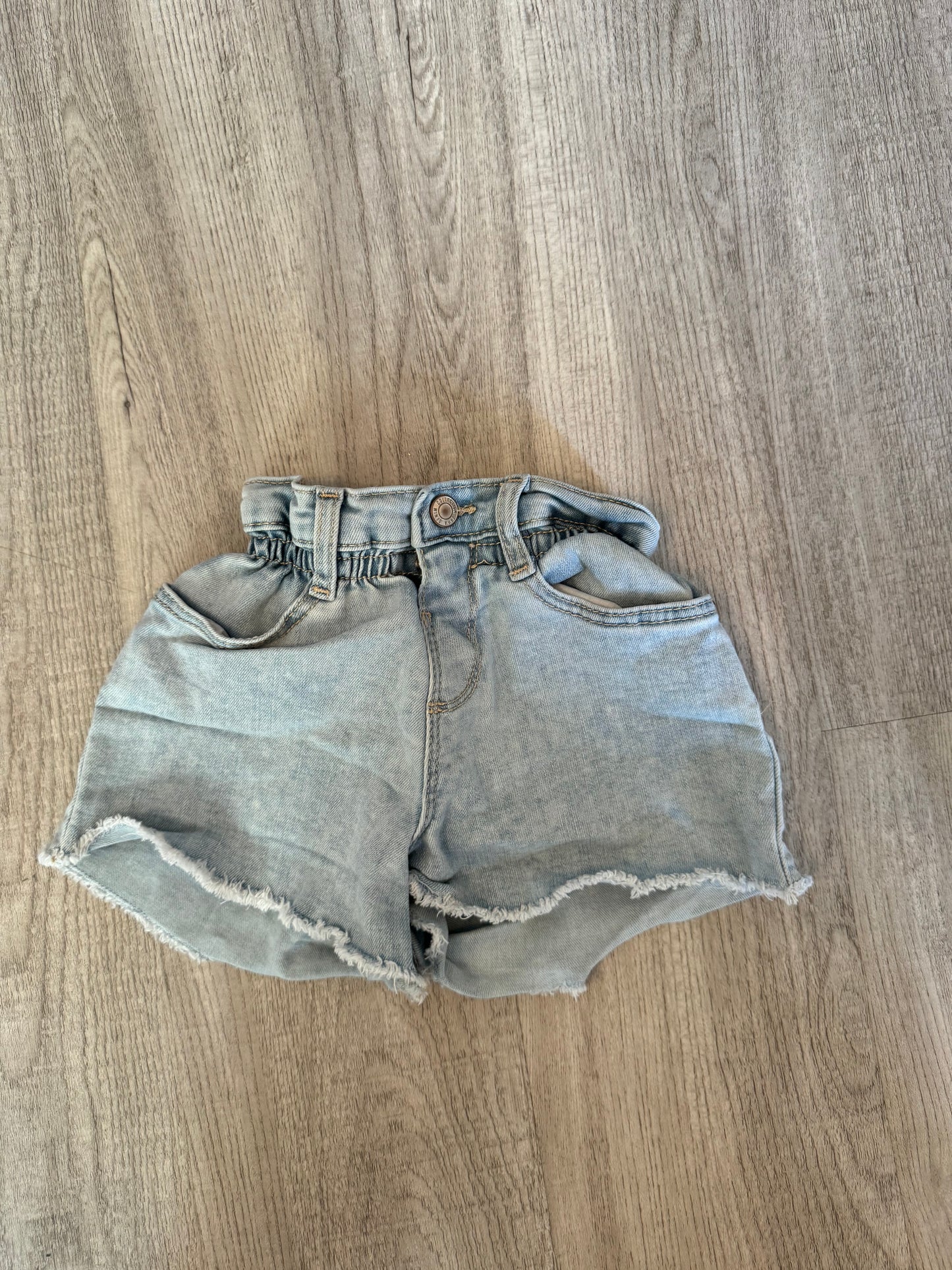 Zara Cutoff Jean Shorts Baby Girl Size 18/24M