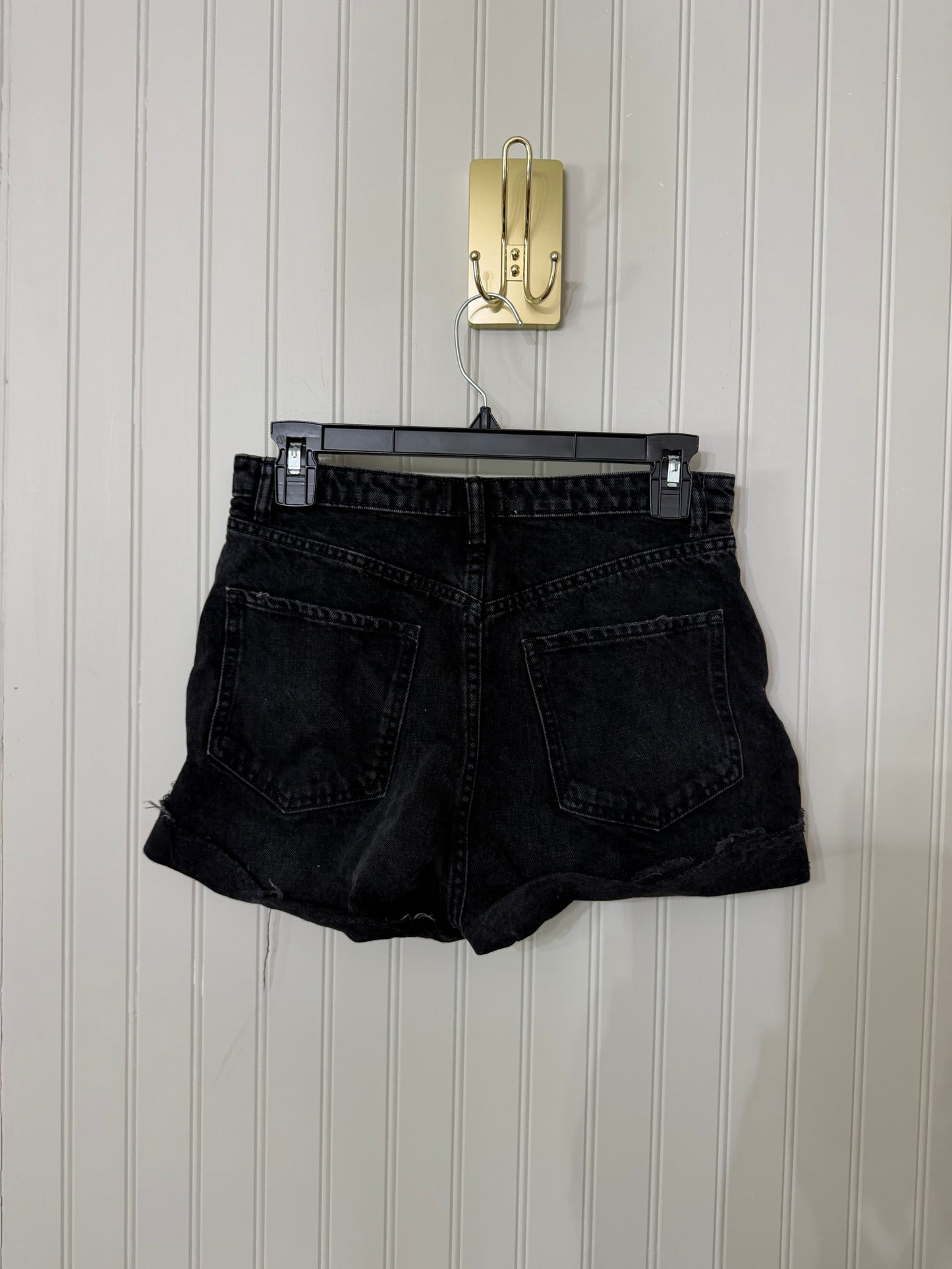 Zara Denim Shorts Women’s Size 6 Black