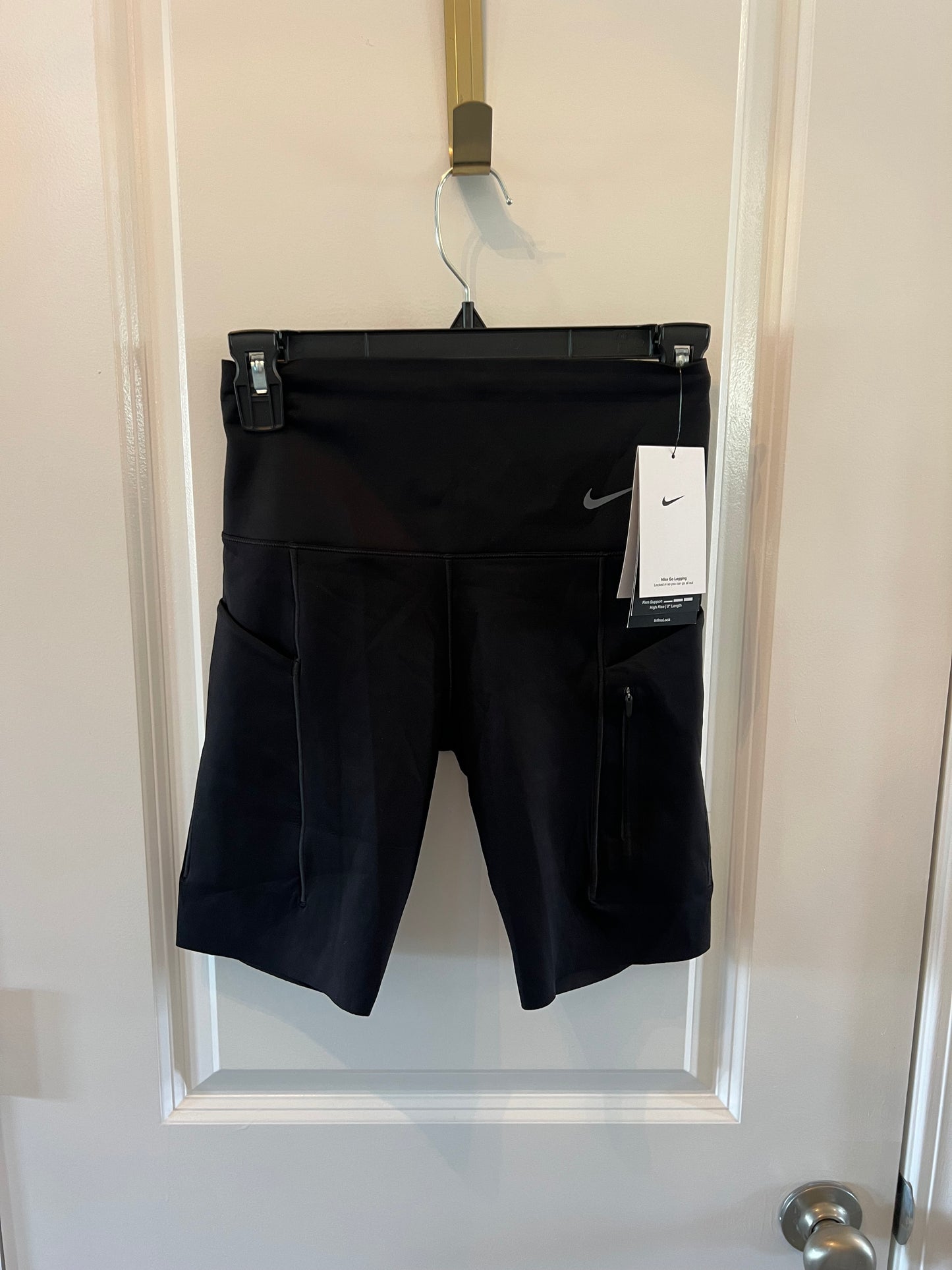 Nike High Rise Running Biker Shorts Women’s Size Small Black