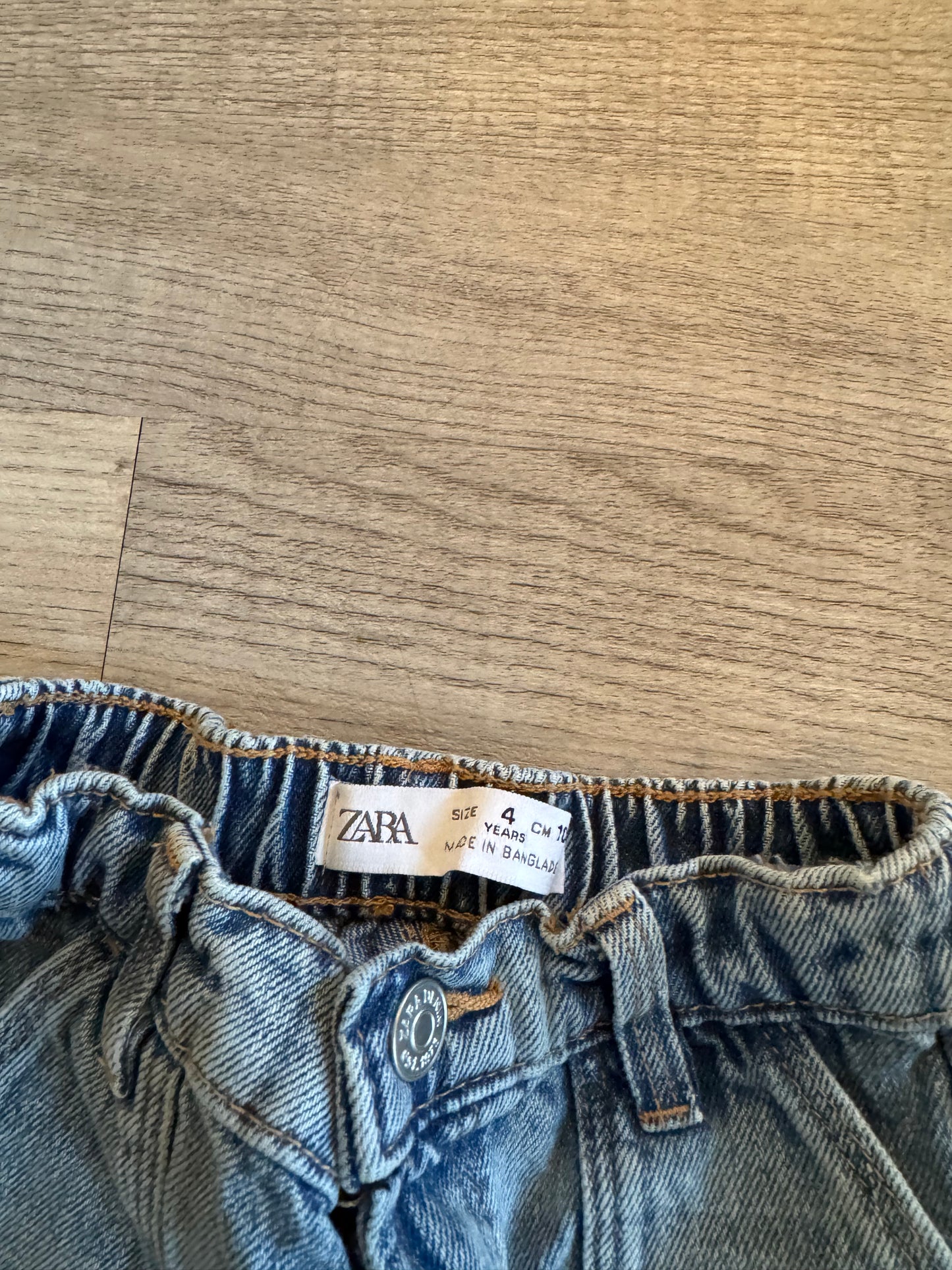 Zara Toddler Girl Jeans Size 4 Years