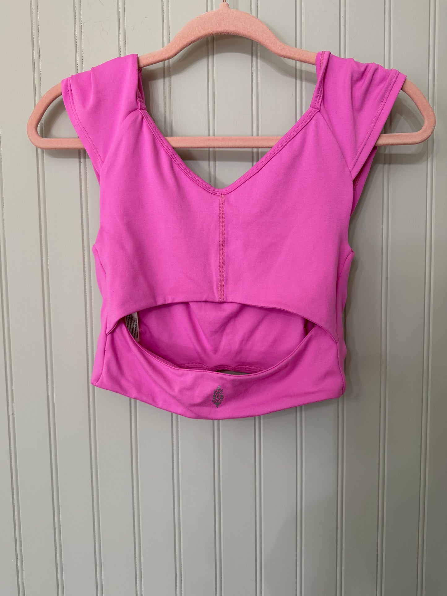 Free People Movement Breathe Deeper Cropped Active Top Women’s Small