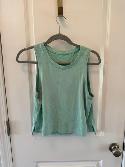 Lululemon Crop Tank Top Size 4 Teal