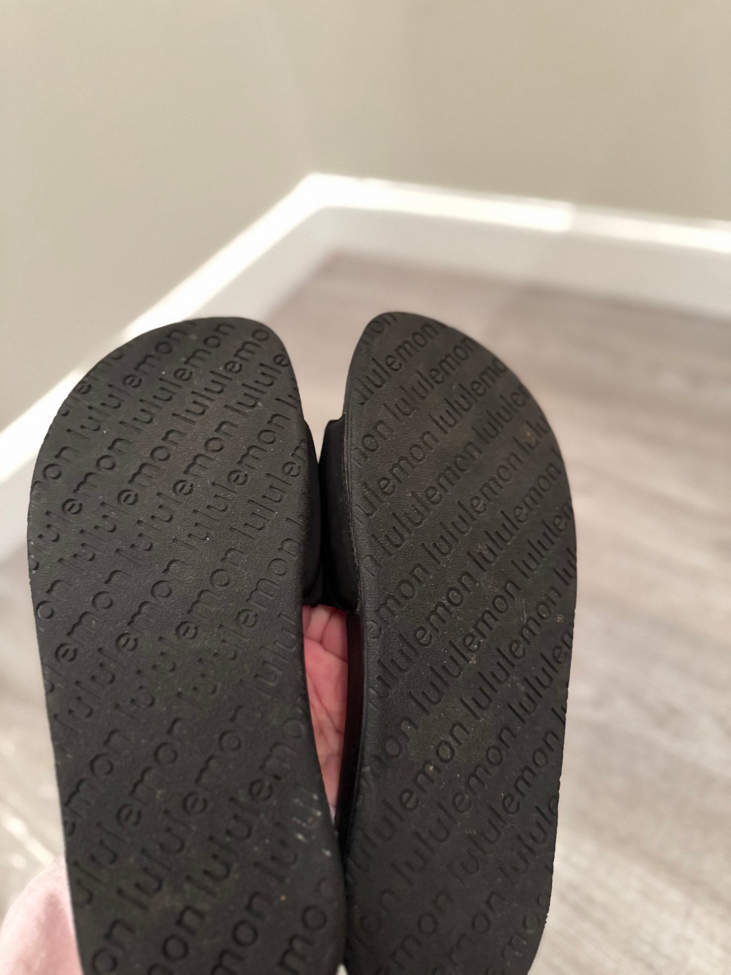 Black Lululemon Slides Size 8