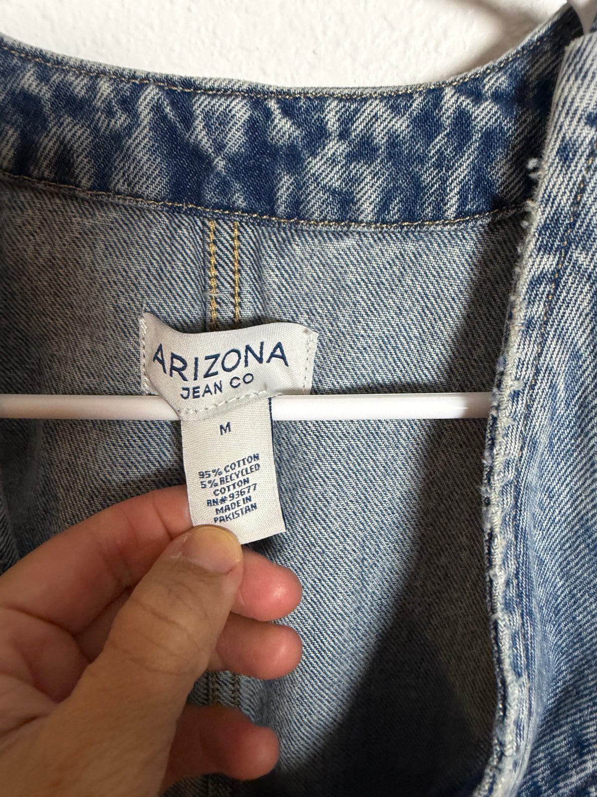 Women’s Denim Vest Size Medium