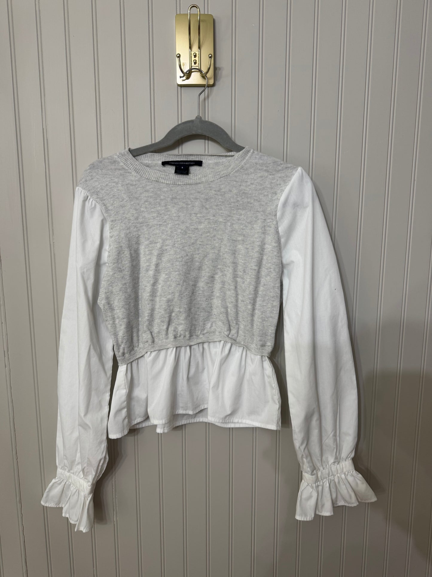 French Connection Layered Sweater Women’s Small Gray