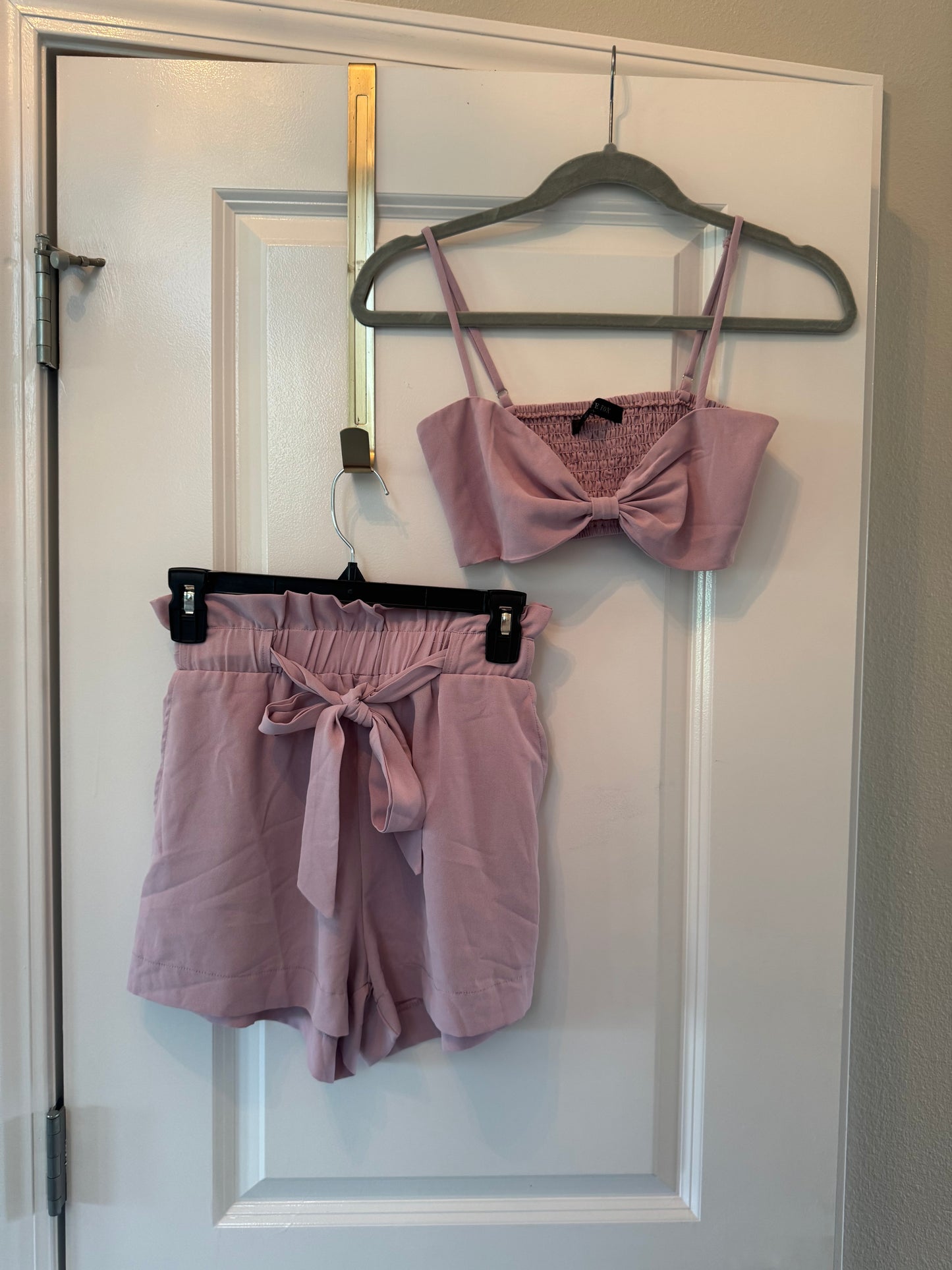 White Fox Matching Set Women’s XS/S Lilac
