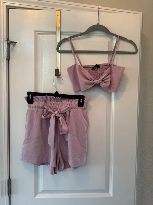 White Fox Matching Set Women’s XS/S Lilac