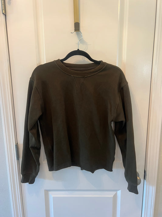 Lululemon Long Sleeve Crewneck Top Women’s Size 6 Olive Green
