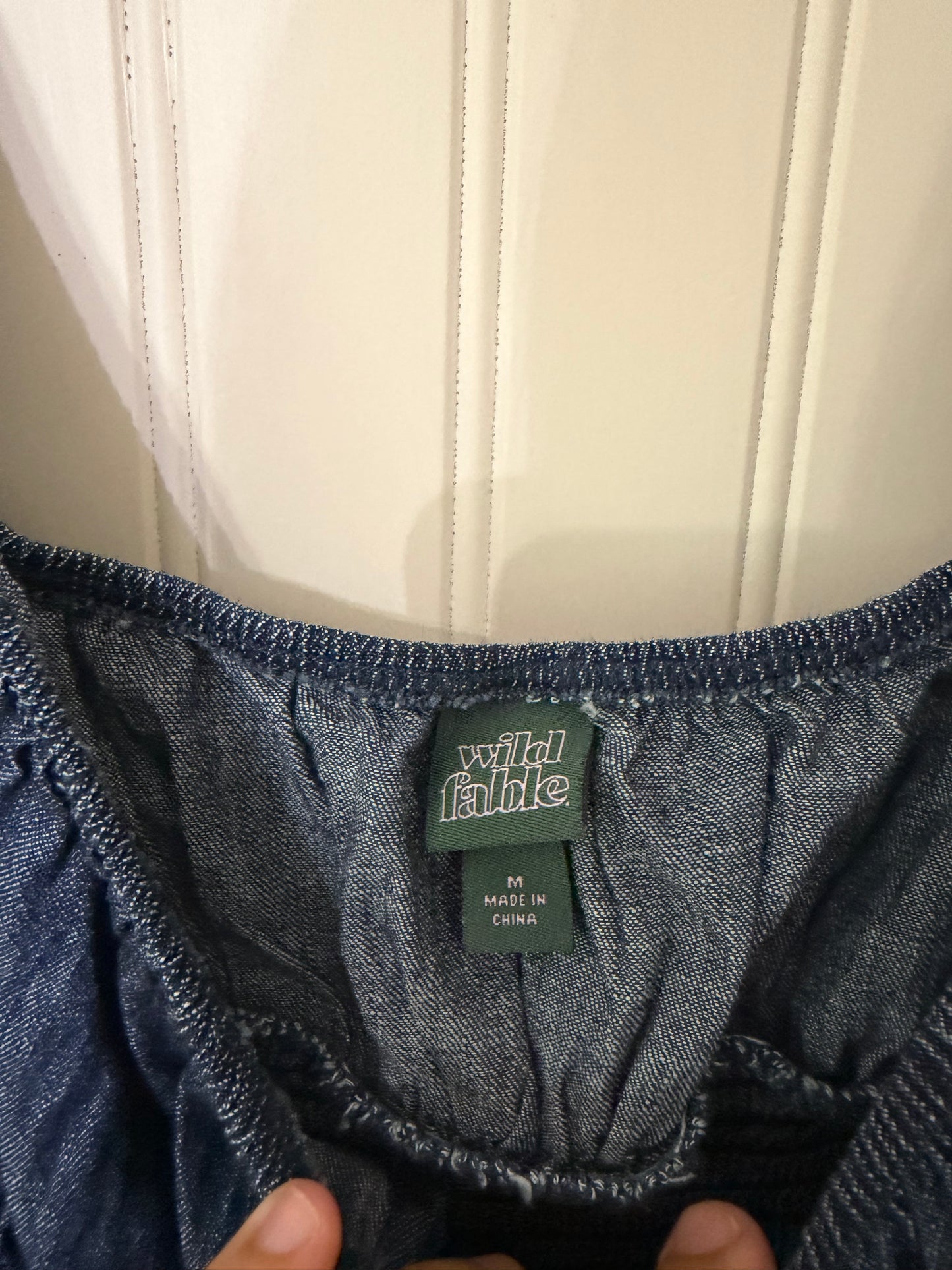 Wild Fable Denim Mini Dress Jr Size Medium