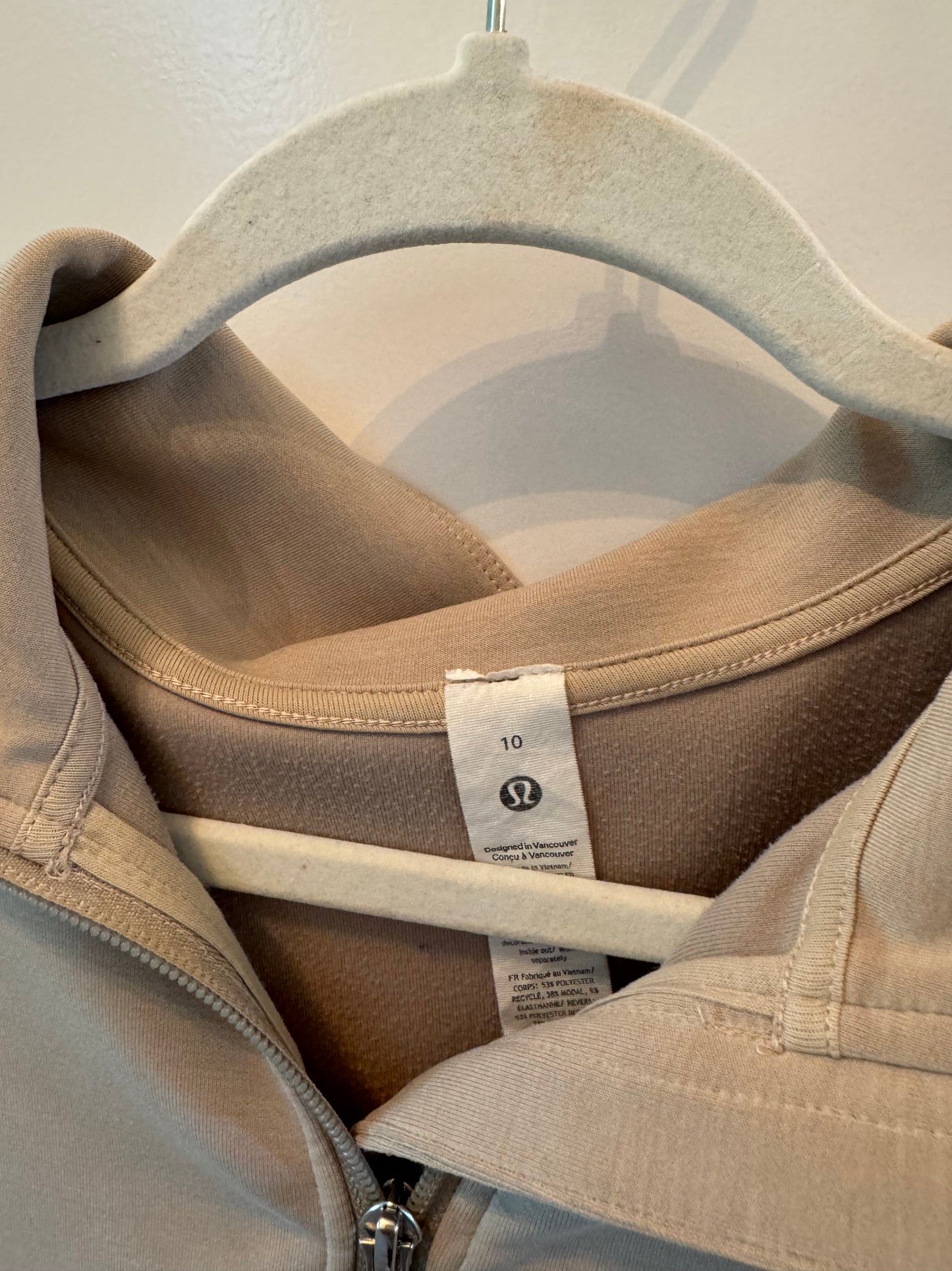 Lululemon Soft Stream Half Zip Pullover Size 10