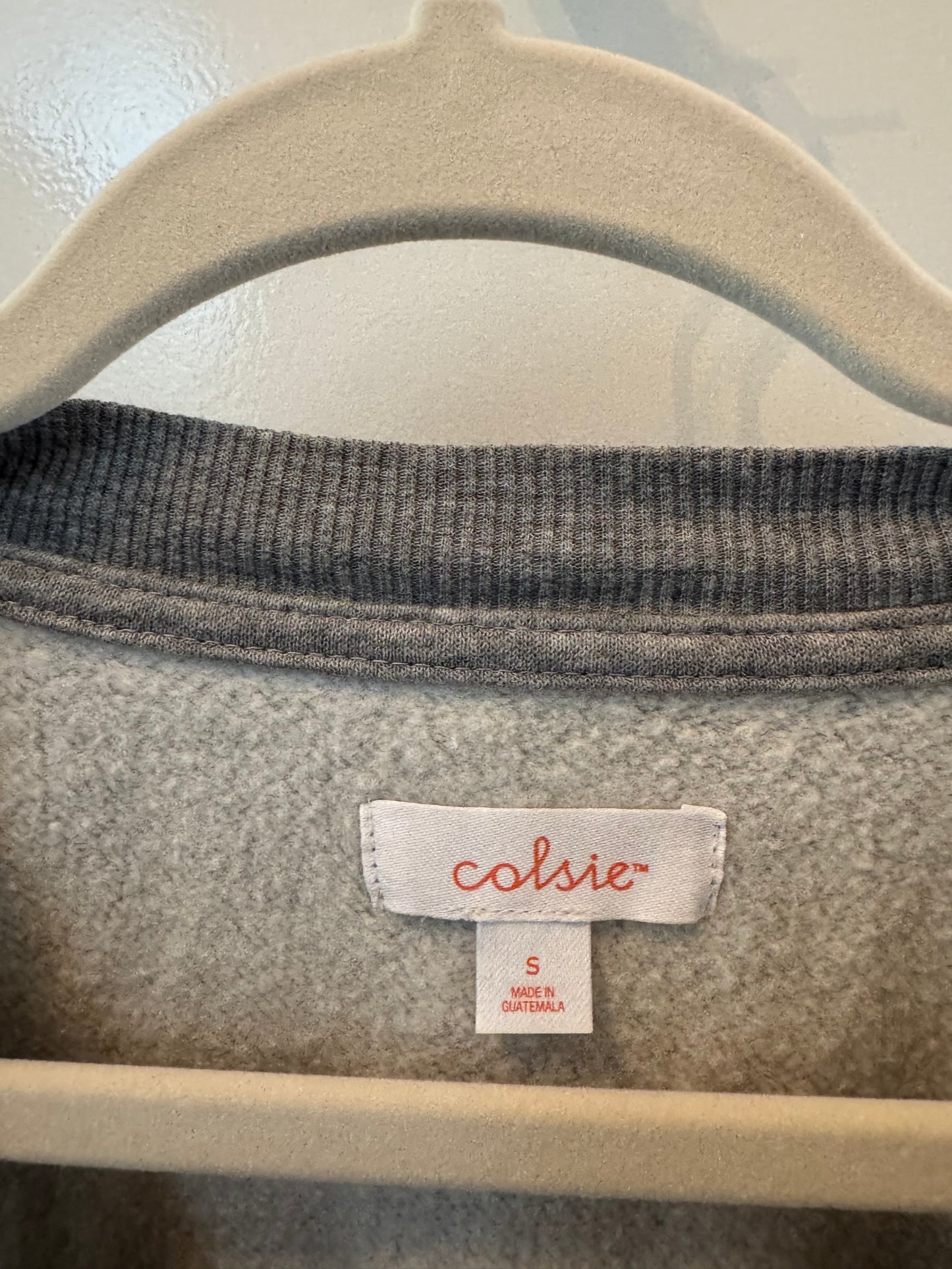 Crewneck Sweatshirt Women’s Small Heather Gray