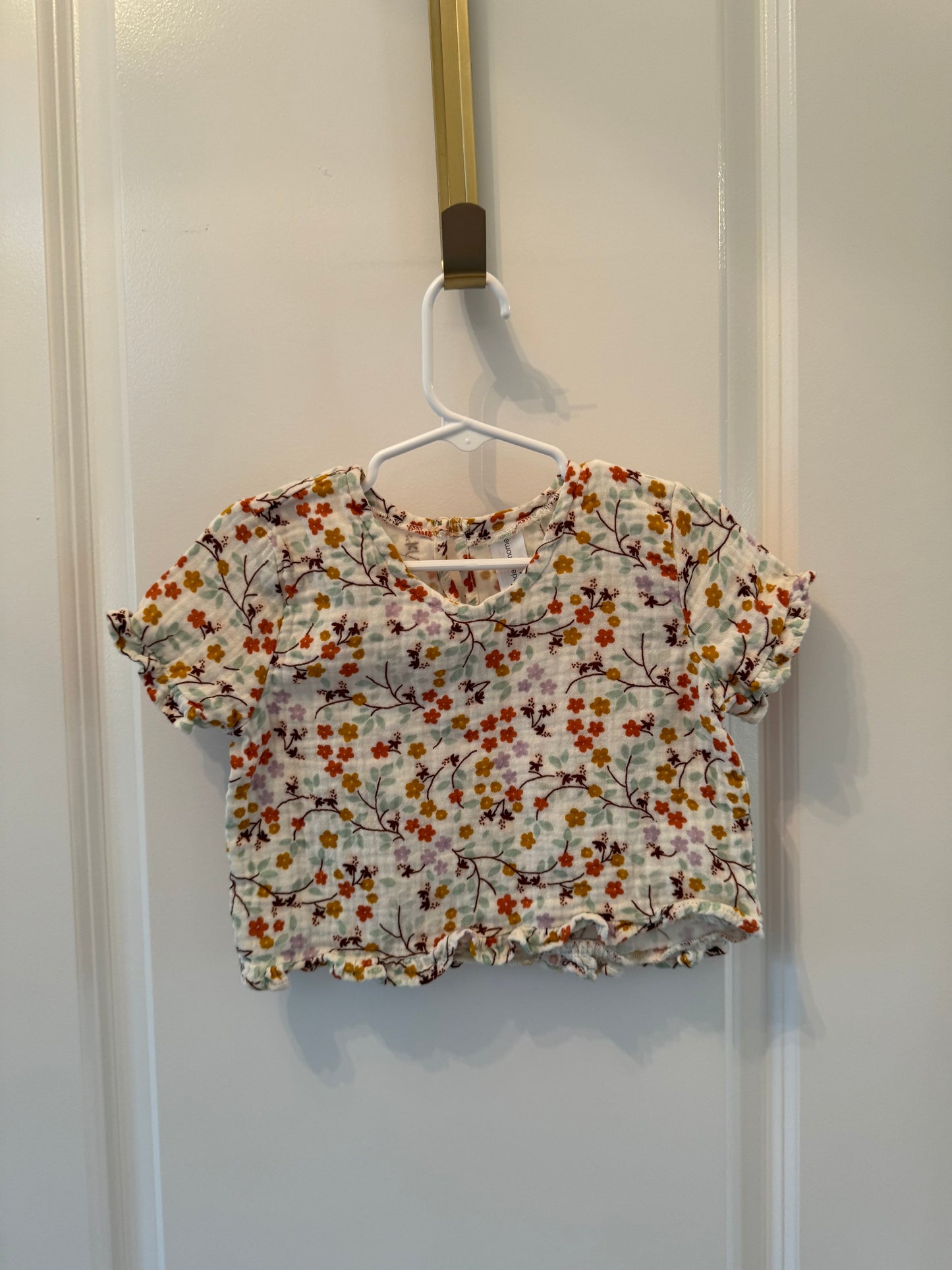 Modern Moments Floral Top Toddler Girl Size 2T White