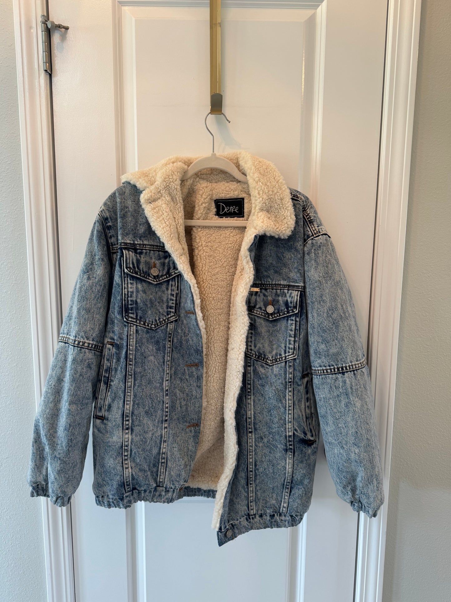 Sherpa Denim Jacket Women’s Medium