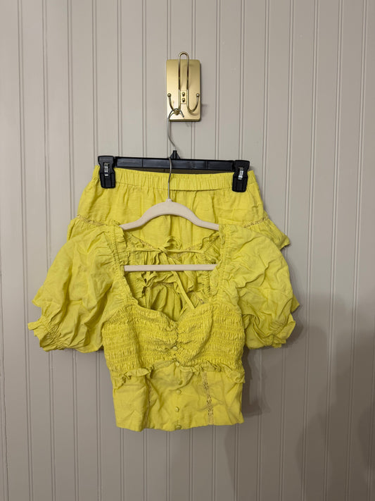 Mustard Seed Matching Set Women’s Small Yellow
