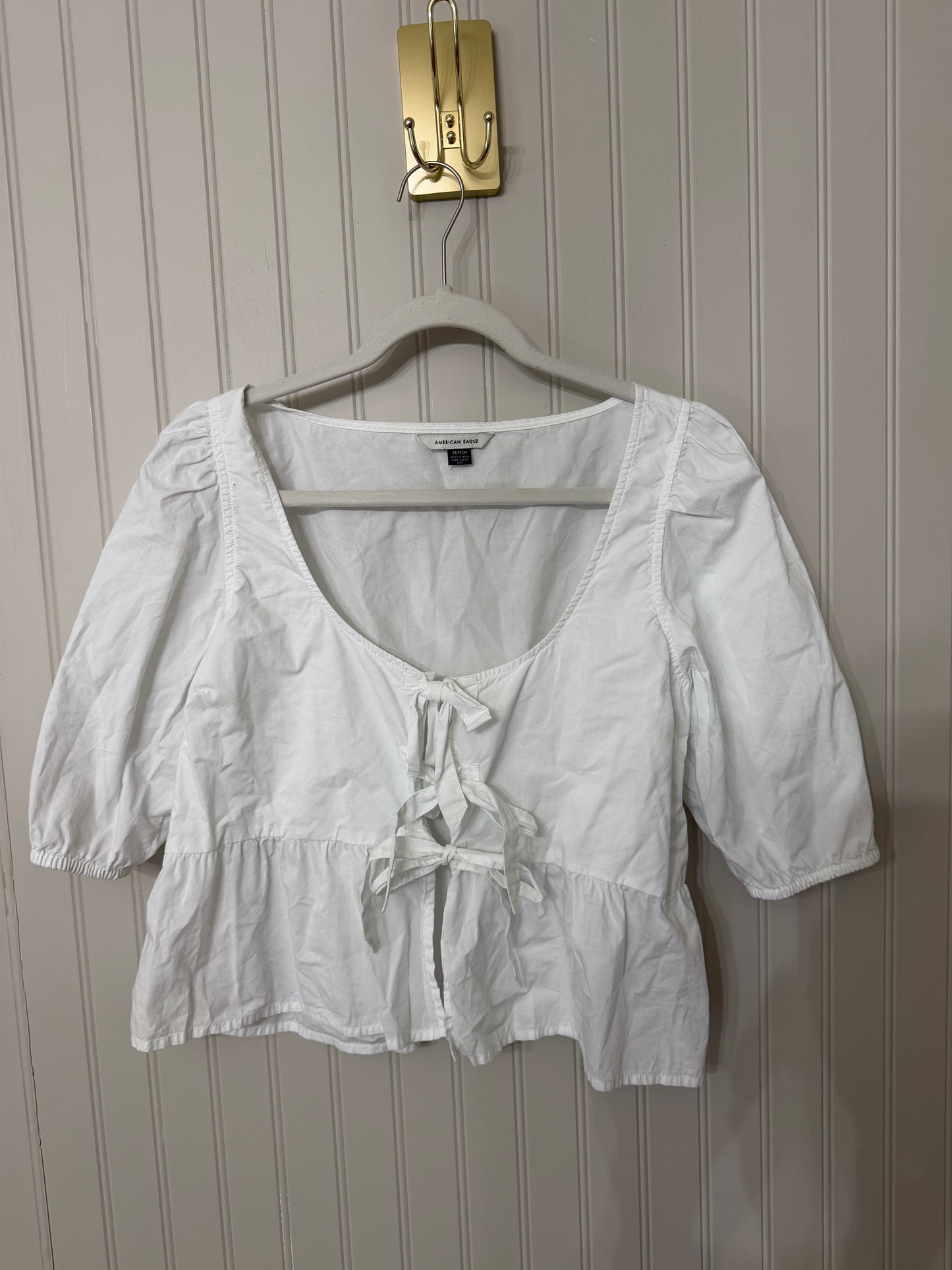 American Eagle Cropped Top Women’s Medium White