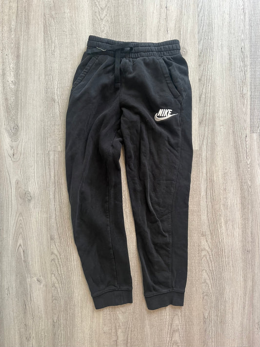 Nike Drawstring Sweatpants Youth Boys Size Medium Black