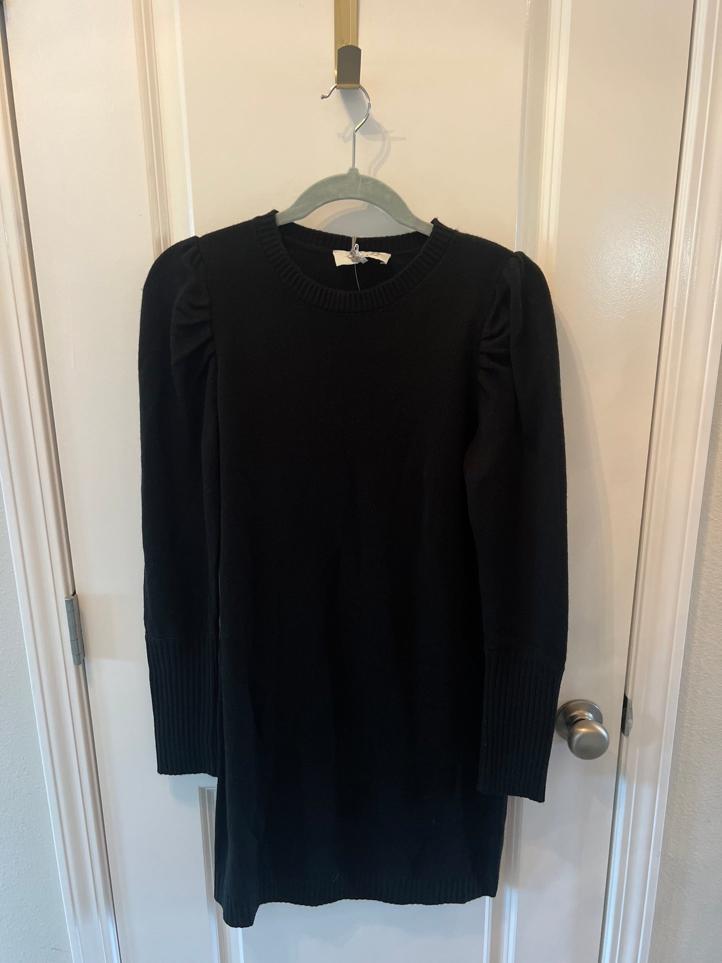 WAYF Crewneck Sweater Dress Women’s Size Small Black NWT