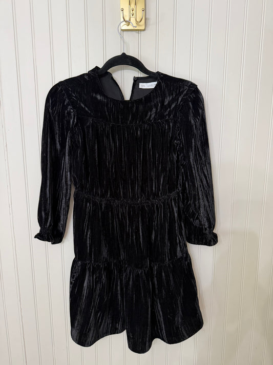Zara Velvet Dress Girl’s Size 11-12 Black