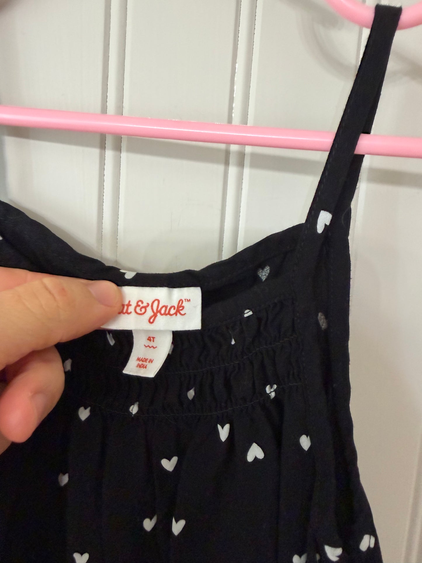 Cat & Jack Heart Dress Toddler Size 4T