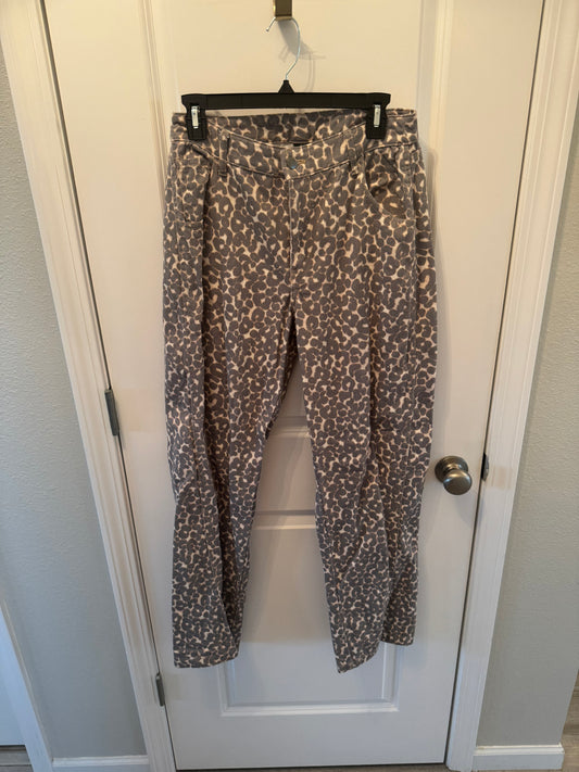 Wild Fable Animal Print Straight Leg Pants Women’s Small