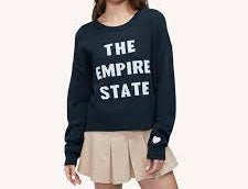 Wildfox New York Sweater Women’s Small Navy