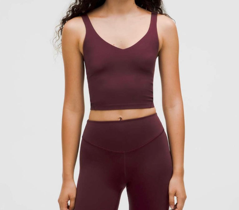 Lululemon Align Tank Top Light
Support Women’s Size 4 Garnet