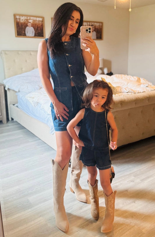 Fore Denim Matching Set Women’s Medium