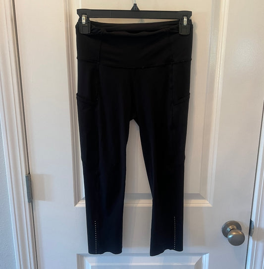 Lululemon High Rise Crop Leggings Women’s 4 Black