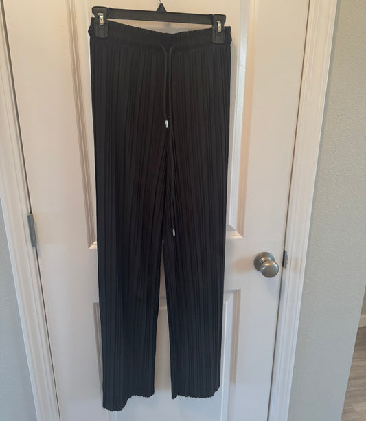 Drawstring Beach Pants Women’s One Size Black