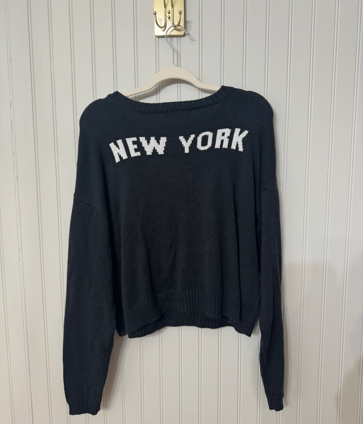 Wildfox New York Sweater Women’s Small Navy