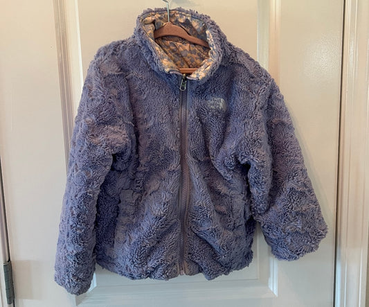 The North Face Printed Reversible Jacket Youth Girl’s Size XS Lavender