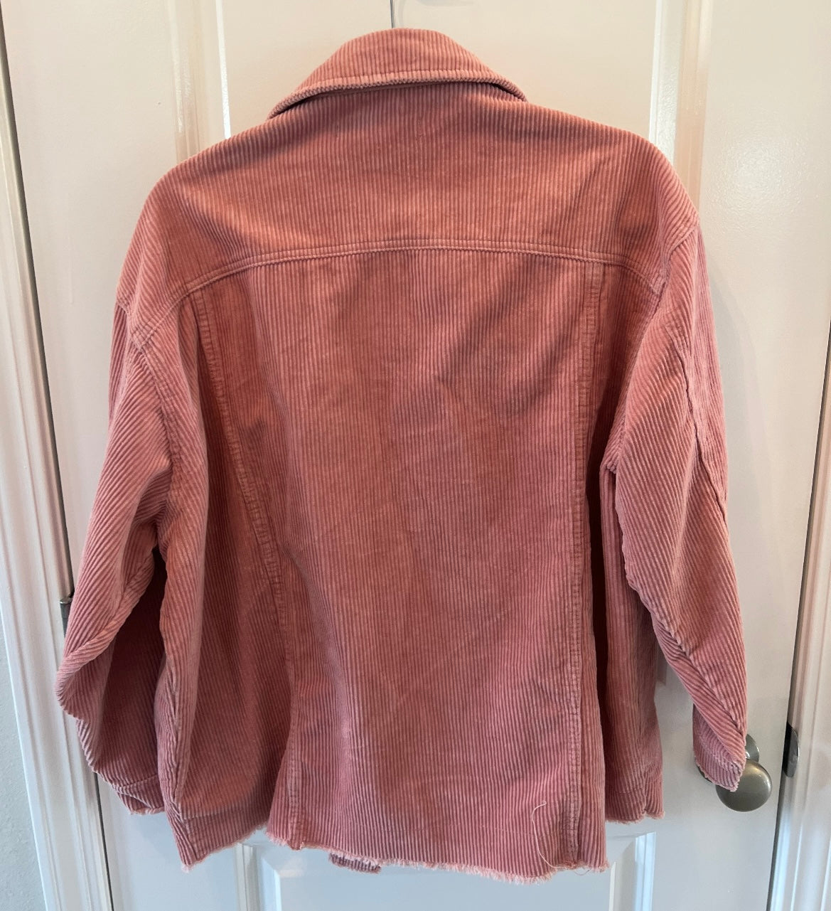 Zara Corduroy Shacket Women’s Size Small Blush