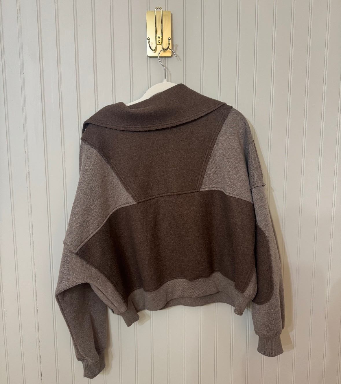Hyfve Quarter Zip Pullover Women’s Medium Gray