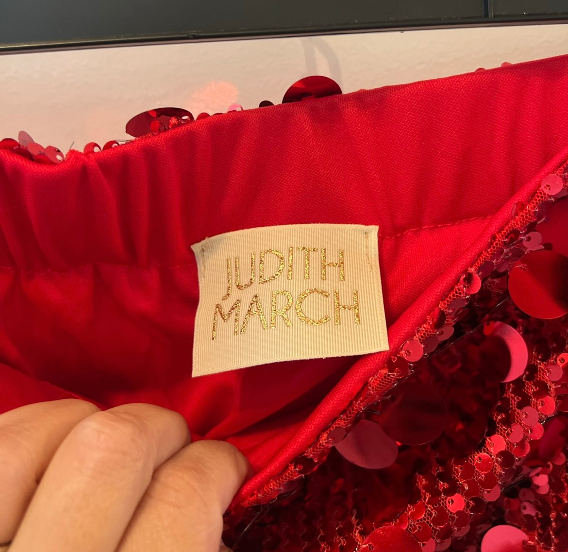 Judith March Sequin Skirt Women’s Size Small Hot Pink