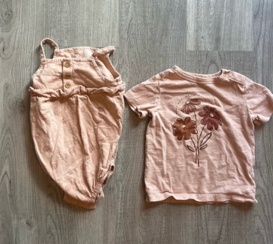 Little Co Lauren Conrad Baby Girl Bundle Size 9M Pink