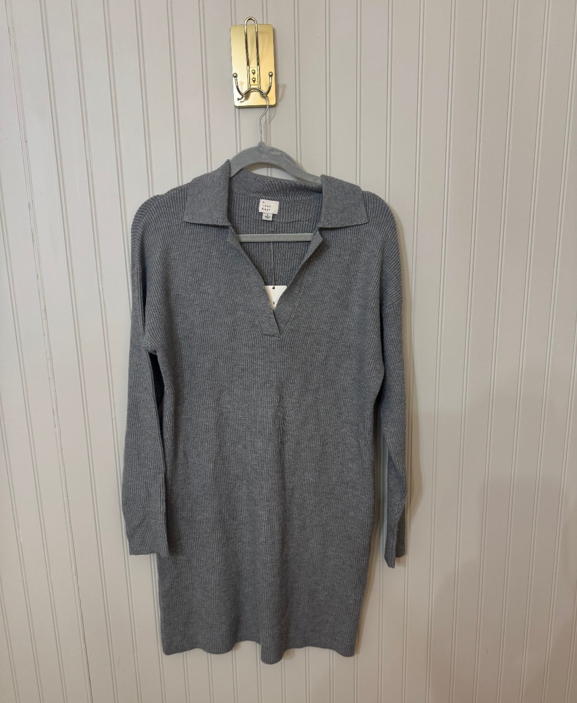 A New Day Knit Dress Women’s Small Gray NWT