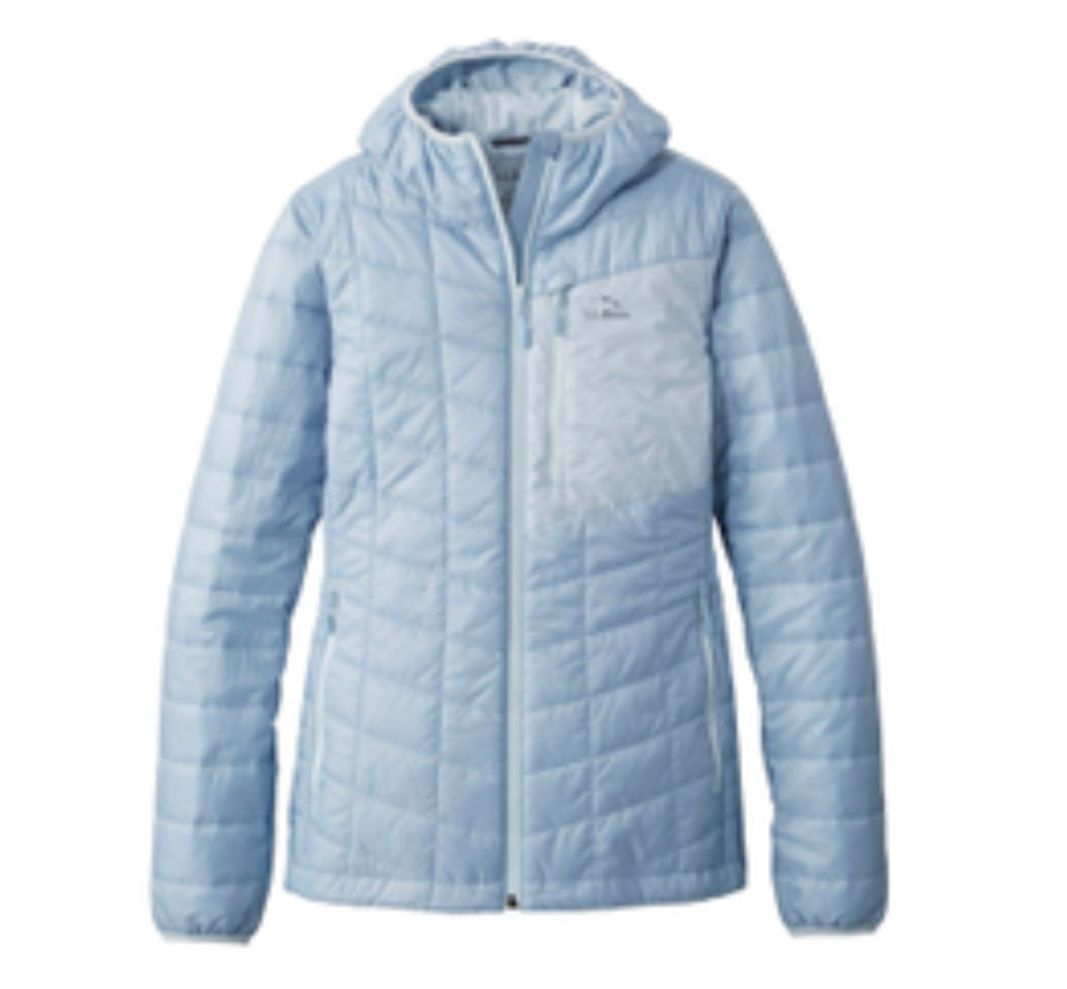 LL Bean Primaloft Packaway Jacket Women’s Small Fog Blue NWT
