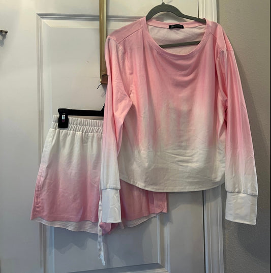 Prettygarden Ombre Matching Set Women’s Size Medium 8-10 Pink