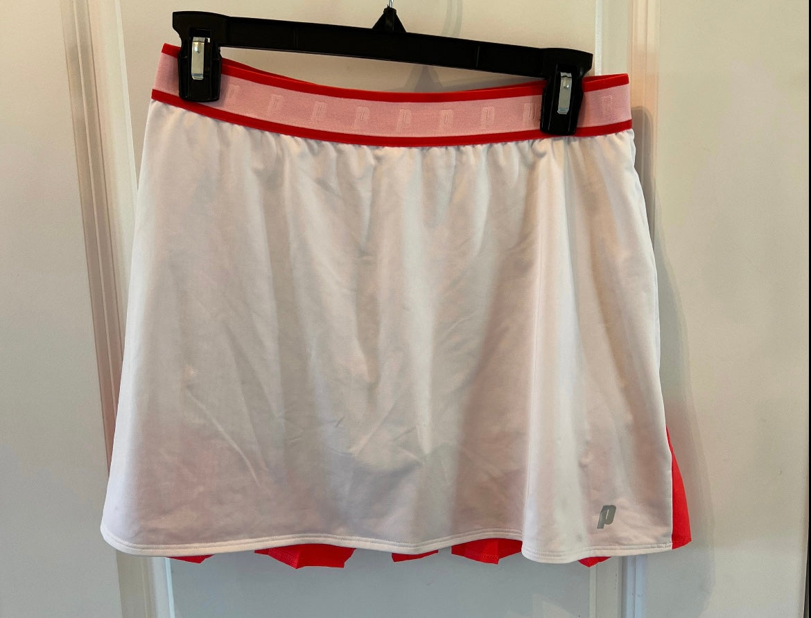 Prince Logo Tennis Skort Women’s Size Small White